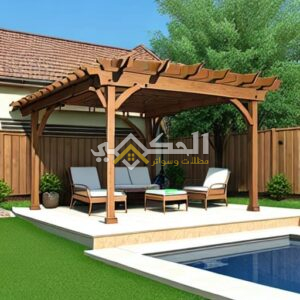 تركيب برجولات خشبية