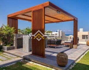 برجولات خشبية للاسطح