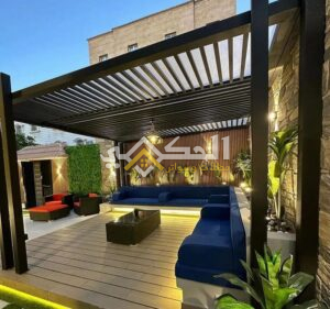 البرجولة الخشبية