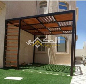 اجمل اشكال البرجولات الخشبية