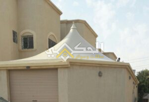 تركيب مظلات هرمية