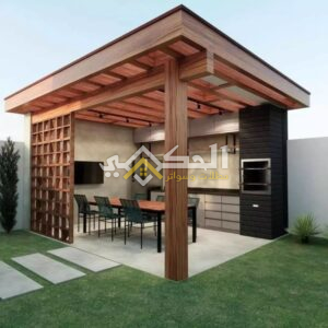 برجولات خشب مودرن