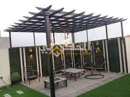 جلسات مظللة للفلل والاستراحات