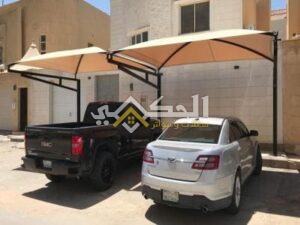 مظلات سيارات هرمية