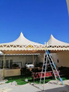 استخدامات المظلات الهرمية