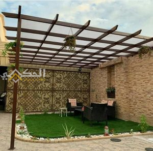تركيب مظلات جلسات حدائق الرياض