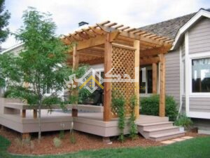 شركة تركيب مظلات خشب بلاستيكي