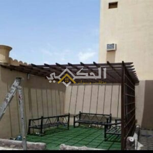 تركيب مظلات خشب بلاستيكية