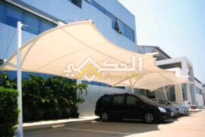 مظلات سيارات متحركة كهربائية