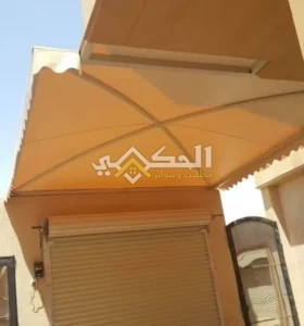 تركيب مظلات اكس فريم لمواقف السيارات