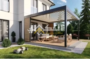 مظلة تيوبات حديد