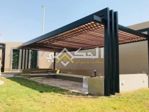 مظلة تيوبات حديد