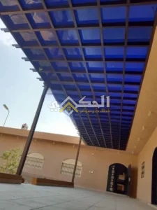 مظلة تيوبات حديد