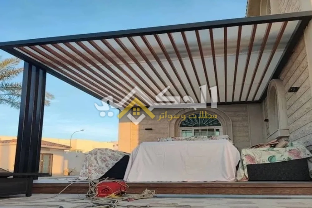 مظلة تيوبات حديد