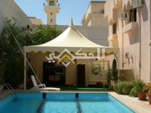 مظلات مسابح حي النرجس