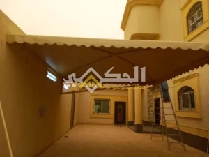 مظلات سيارات حي النرجس