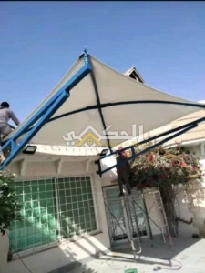 مظلات اسطح حي الملقا الرياض
